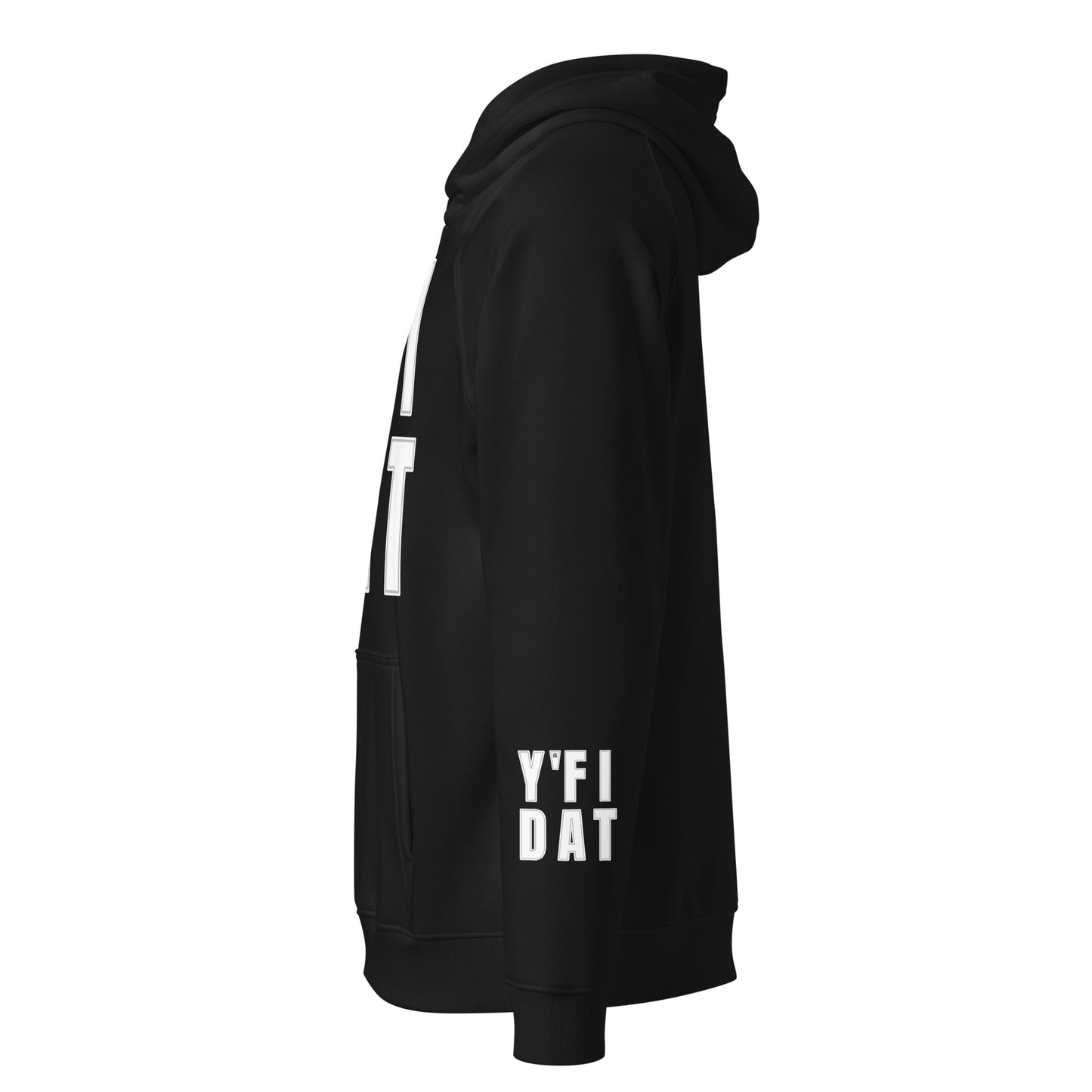 Y'FI DAT Unisex eco raglan hoodie