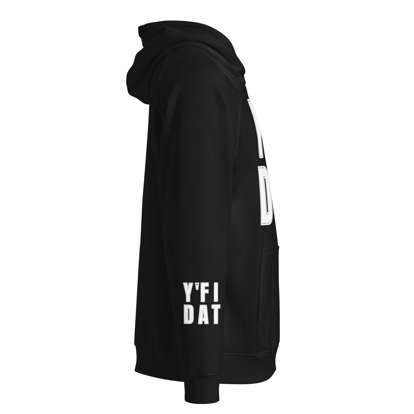 Y'FI DAT Unisex eco raglan hoodie