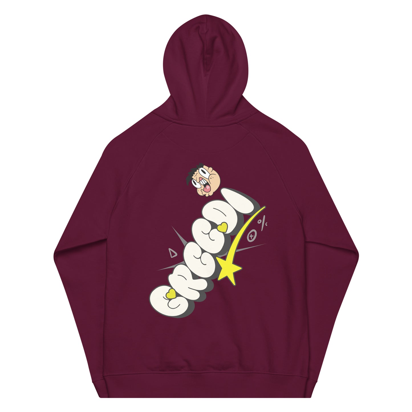 Greedi - Unisex eco raglan hoodie