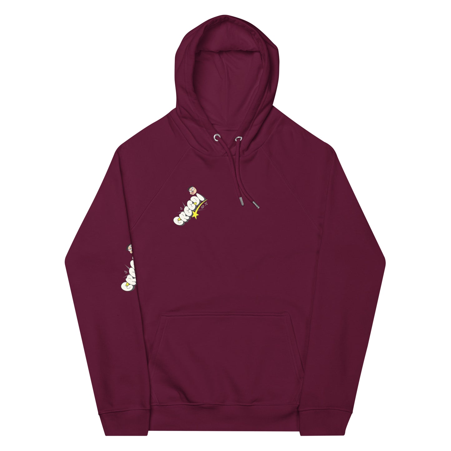 Greedi - Unisex eco raglan hoodie