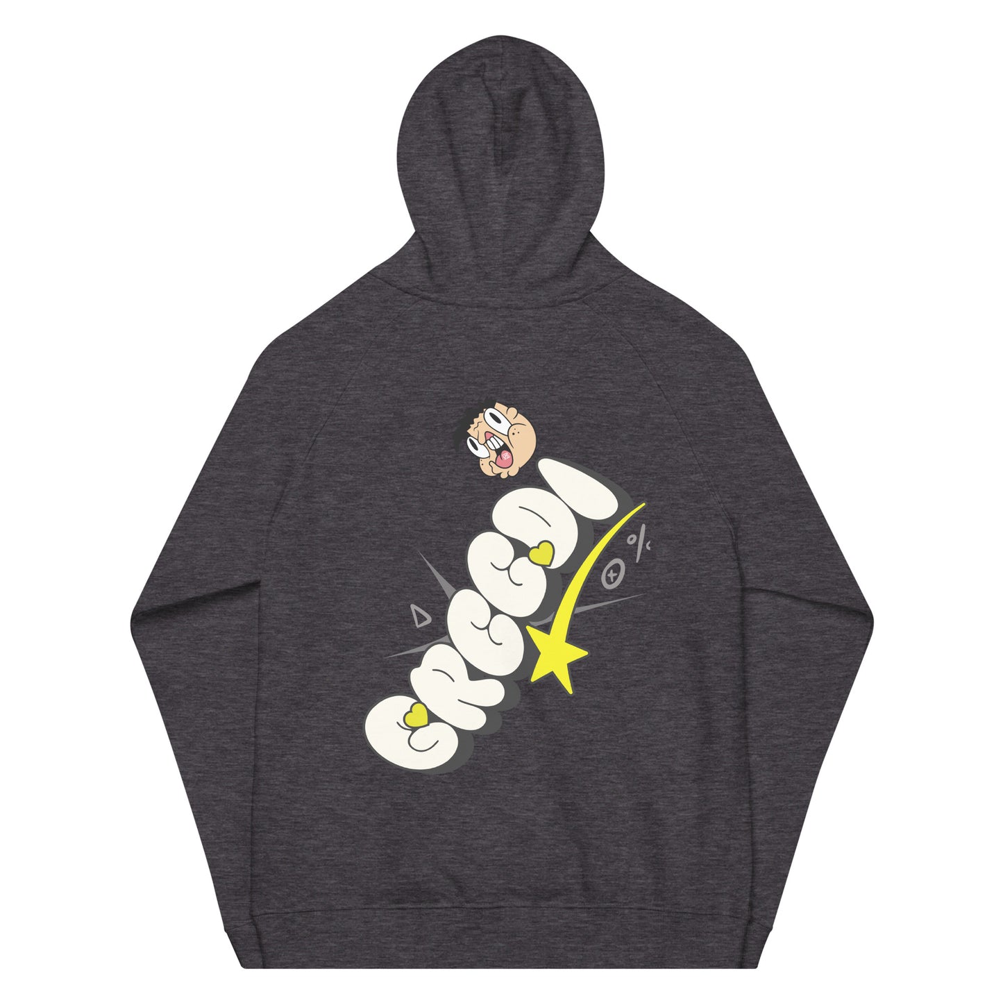 Greedi - Unisex eco raglan hoodie
