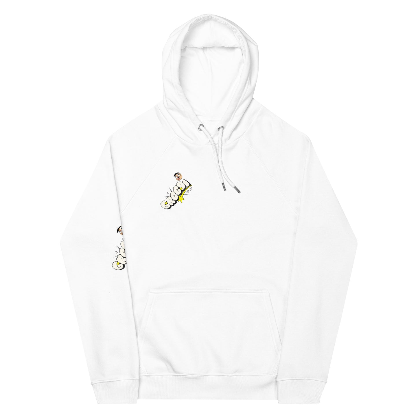 Greedi - Unisex eco raglan hoodie