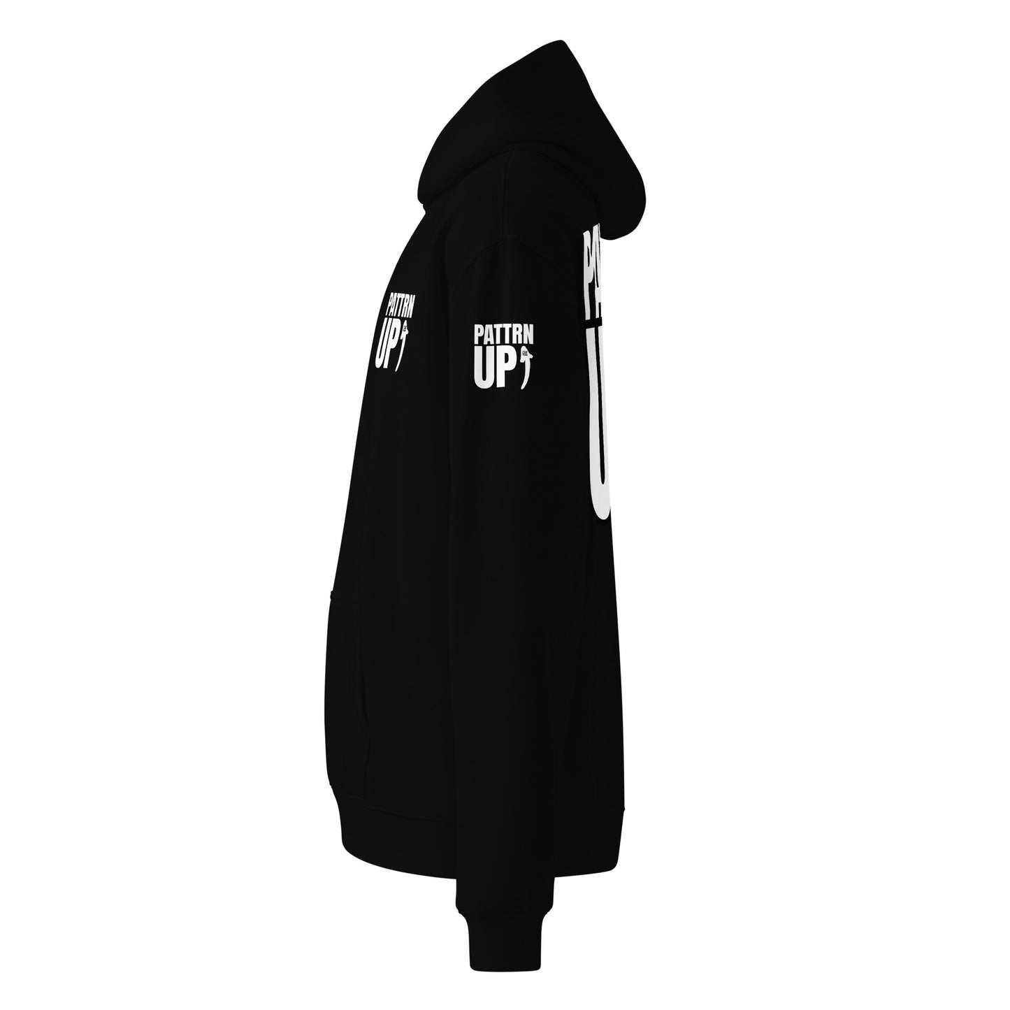 Pattern Up Bold Back Oversized hoodie