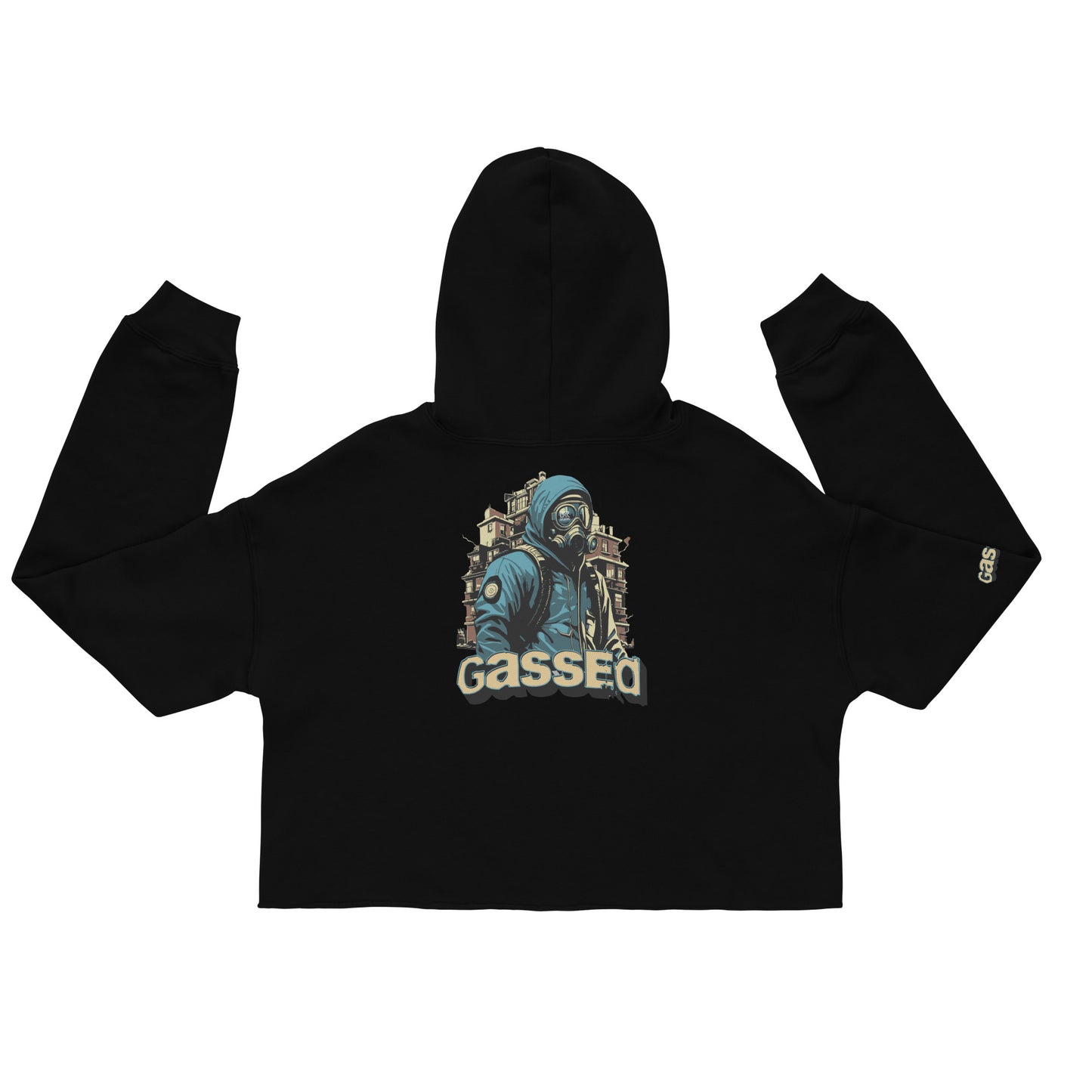 Gassed Crop Hoodie