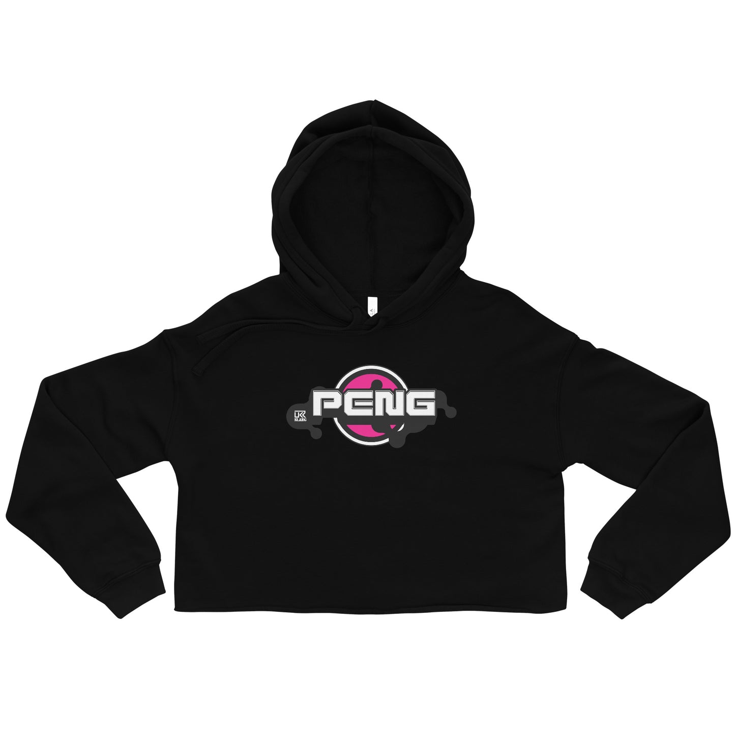 Peng Pink Crop Hoodie