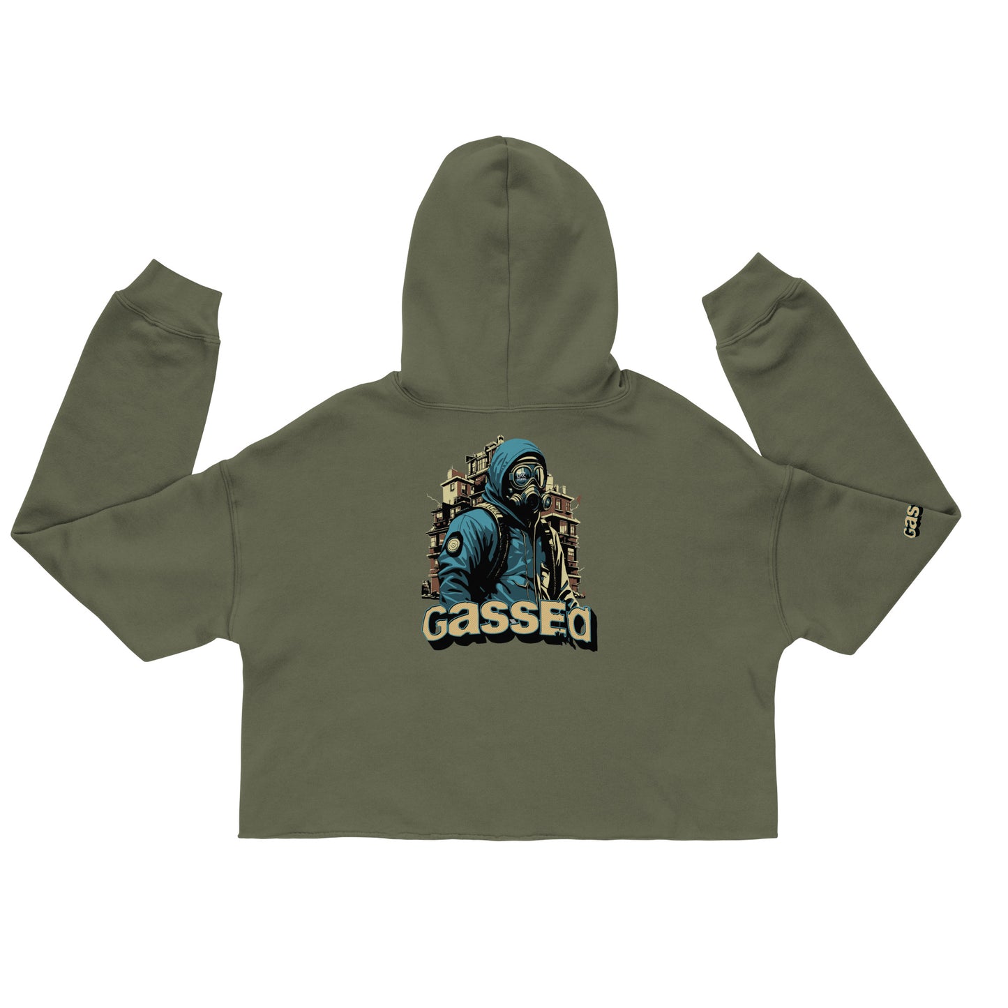 Gassed Crop Hoodie