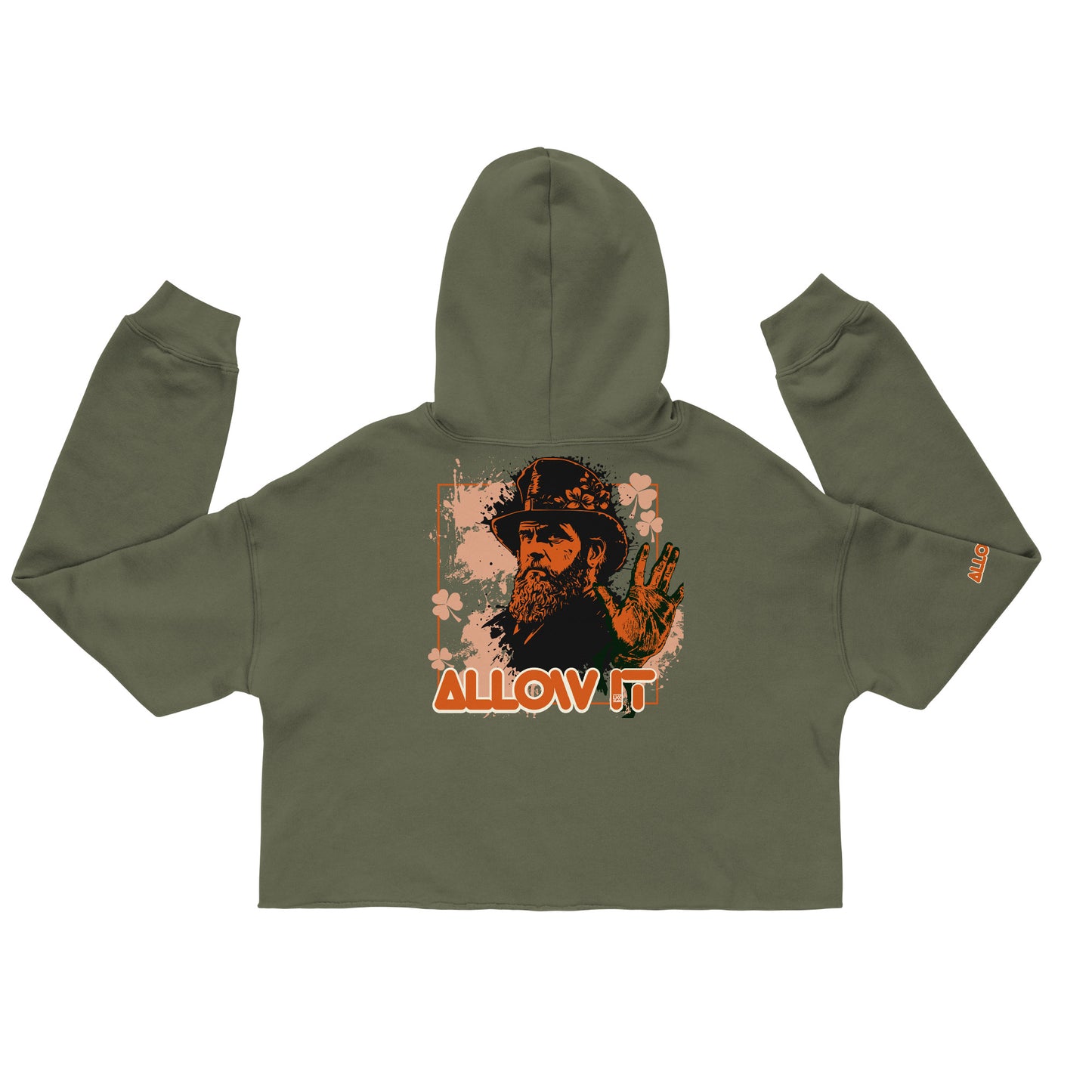 Allow it Crop Hoodie