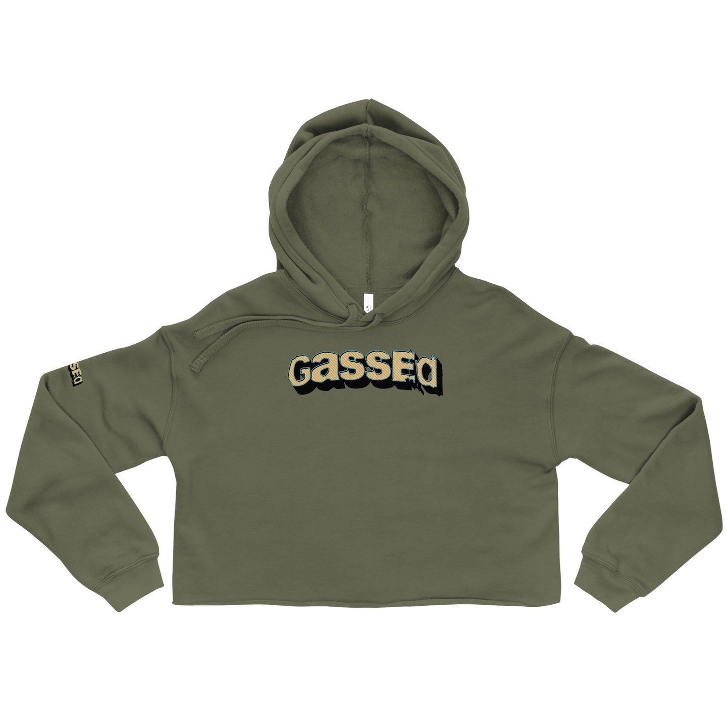 Gassed Crop Hoodie