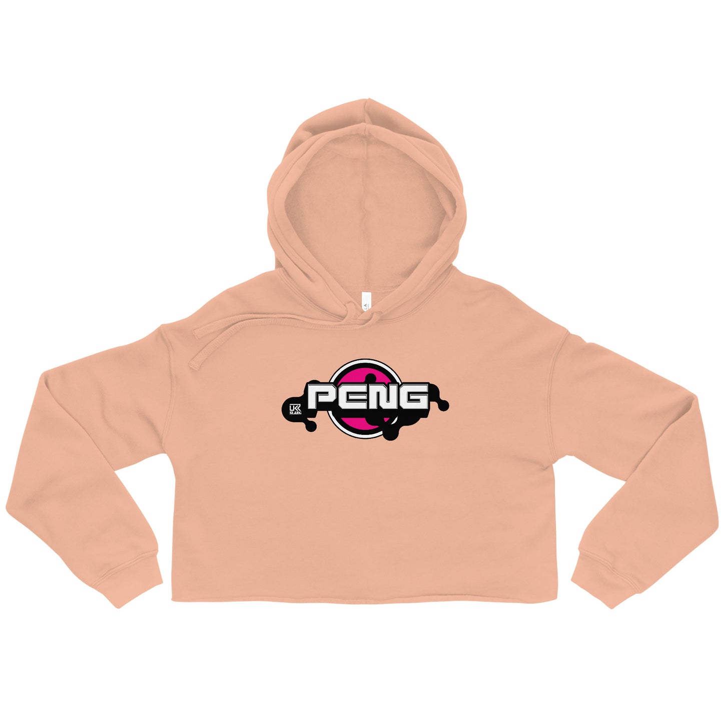 Peng Pink Crop Hoodie