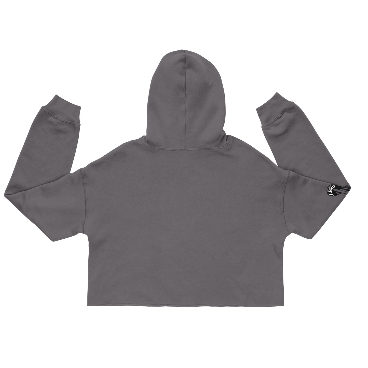 I Luv Bad Man Crop Hoodie