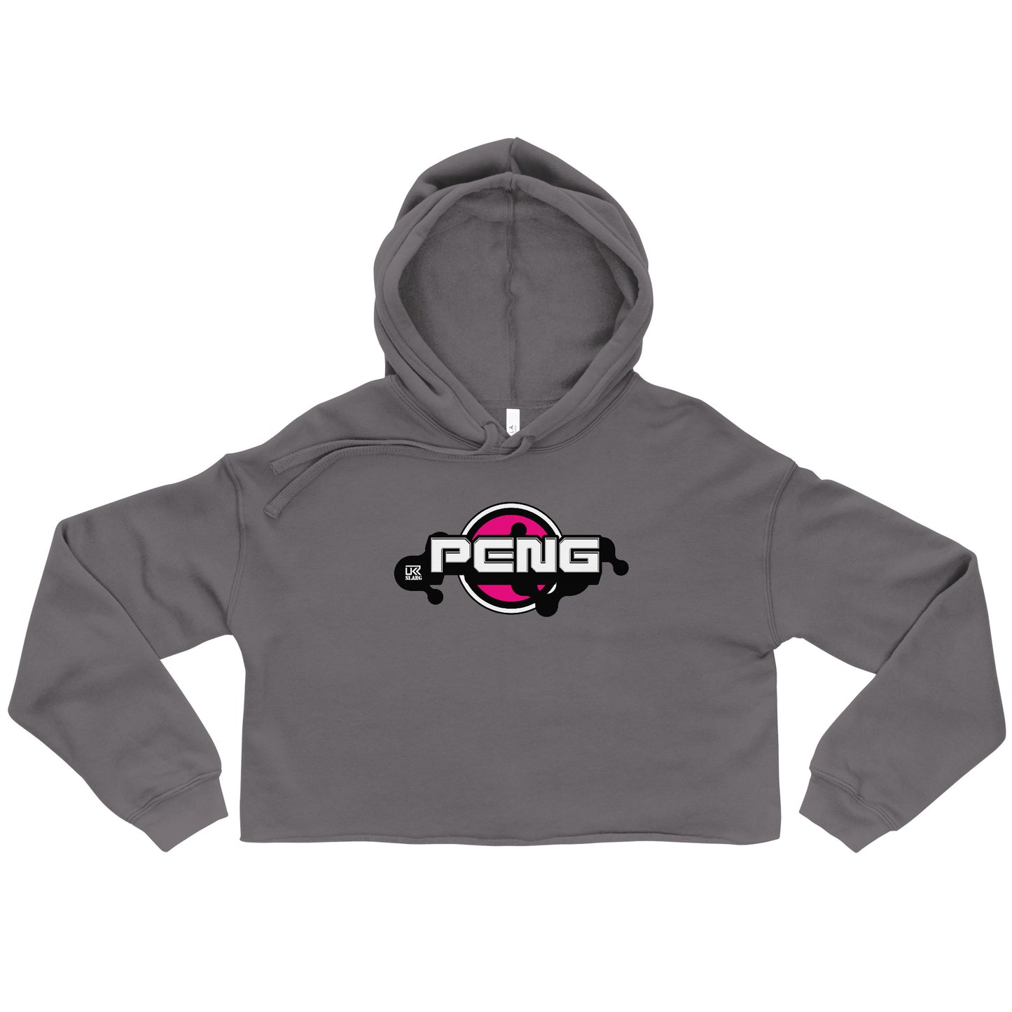 Peng Pink Crop Hoodie