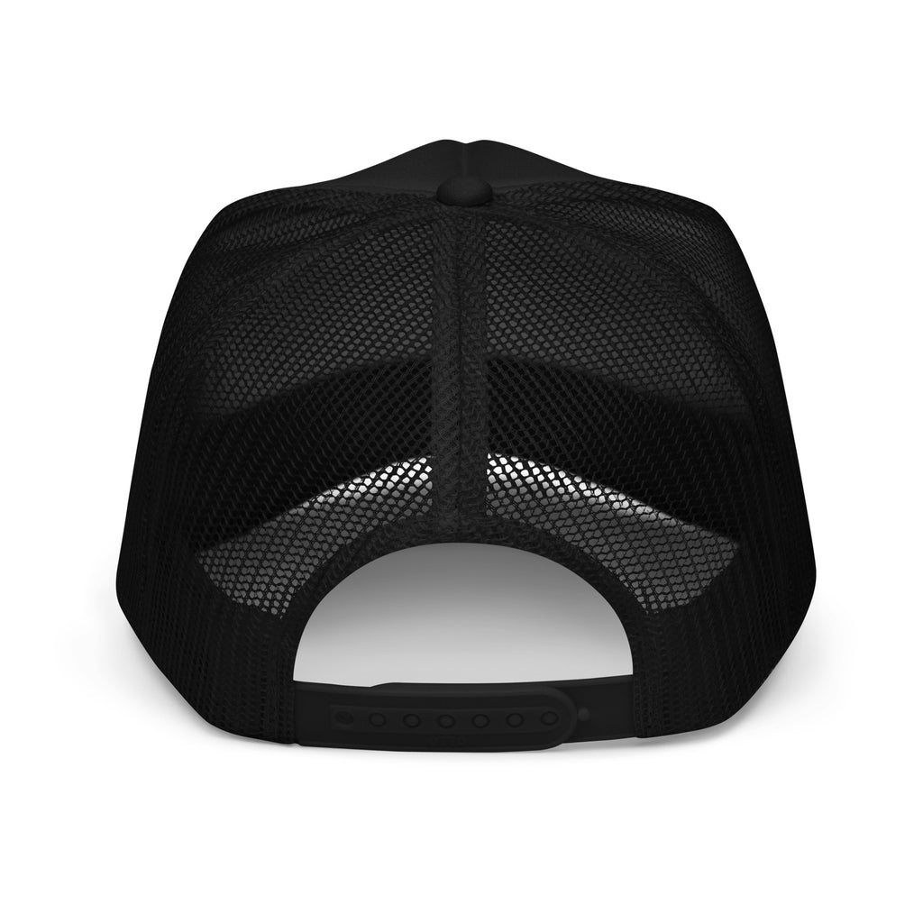 Swear Down Grey Font Foam trucker hat
