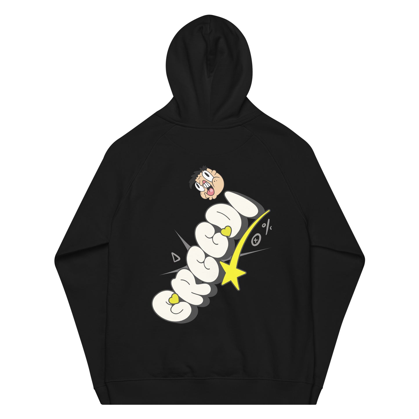 Greedi - Unisex eco raglan hoodie