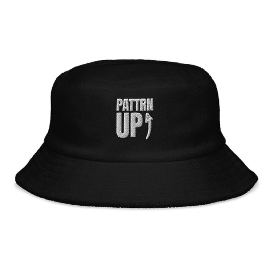Pattrn Up Unstructured terry cloth bucket hat