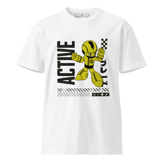 Active White Unisex premium t-shirt