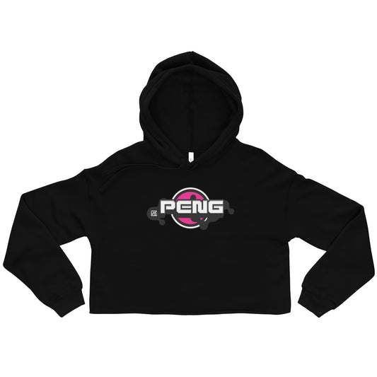 Peng Pink Crop Hoodie