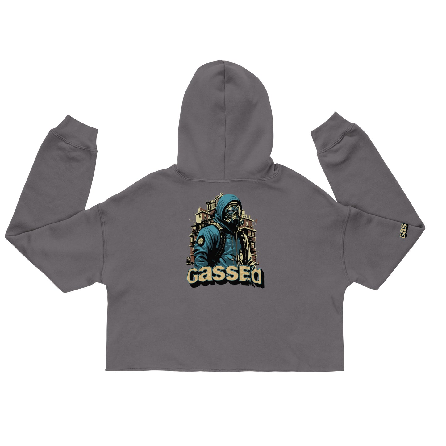 Gassed Crop Hoodie